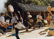 A Dongba dance of Naxi ethnic group in Lijiang